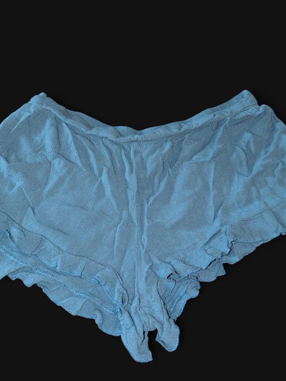 Bethany mota blue ruffle shorts